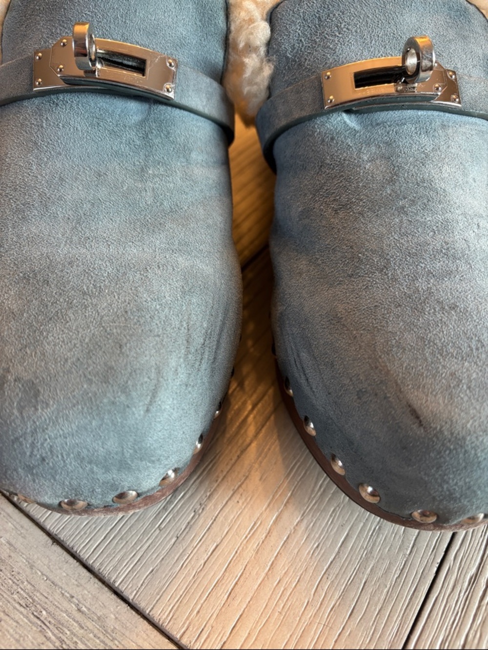 HERMES CARLOTTA MULES Sz 39 - Picture 5 of 14